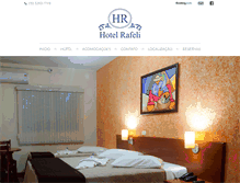 Tablet Screenshot of hotelrafeli.com.br
